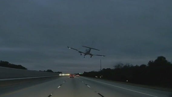 Plane hits car during emergency landing in Florida