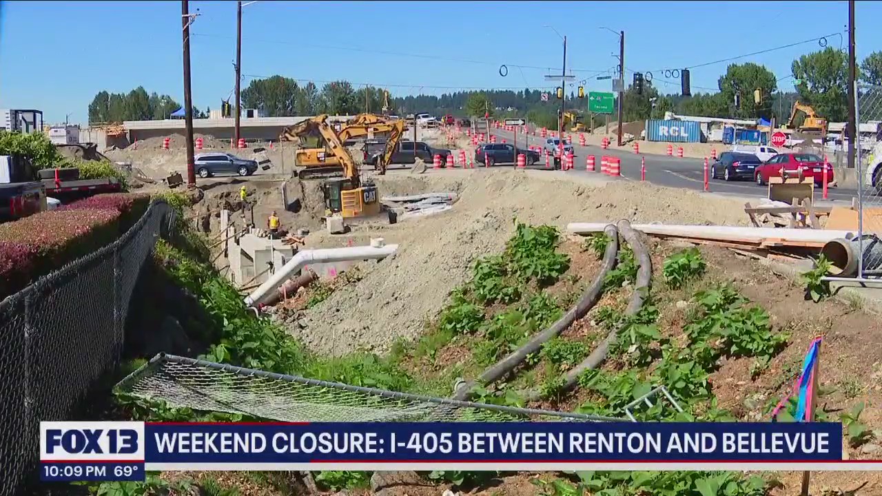 I-405 between Renton, Bellevue