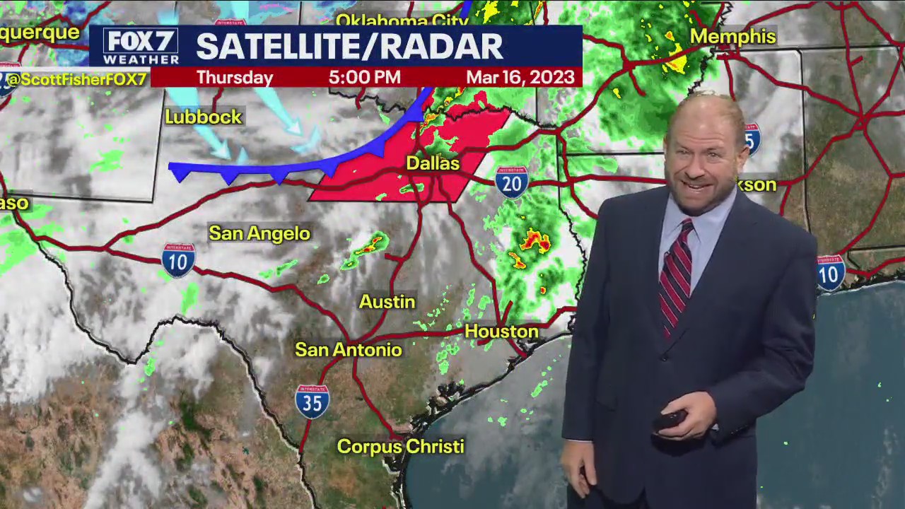 Central Texas weather: Slight risk of severe weather tonight