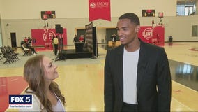 Hawks introduce new guard Dejounte Murray