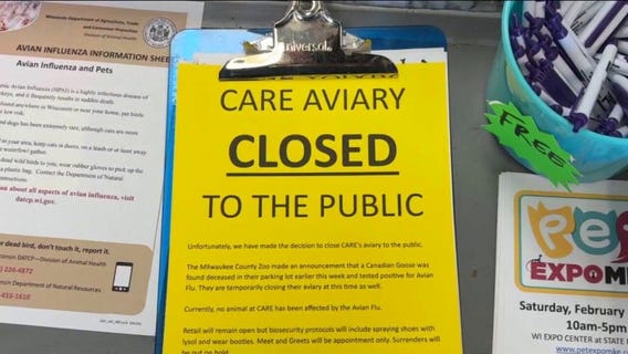 Waukesha CARE aviary closed to public