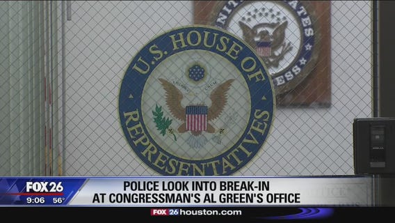 Burglars cut hole into U.S. Rep. Al Green's office