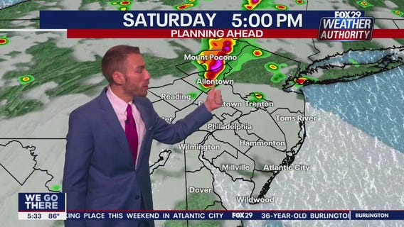 Weather Authority: 5 p.m. Friday forecast