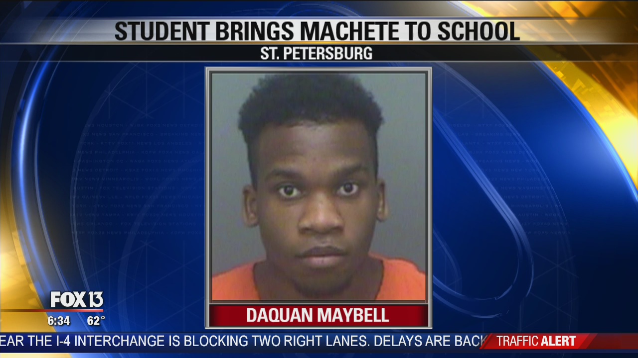 Student arrested for bringing machete to school