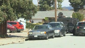 Fremont police use Bearcat to take down garage door