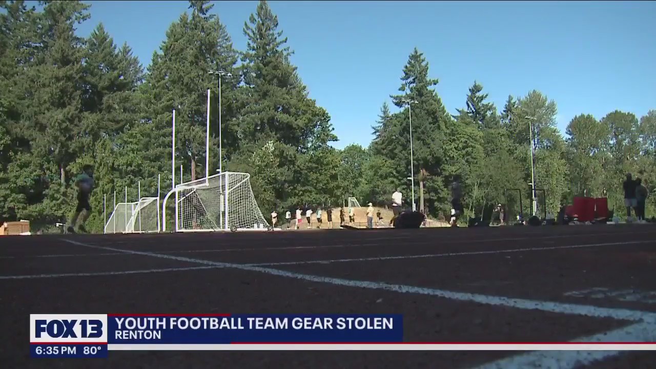 Hundreds of pieces of gear stolen from youth football team