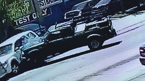 Out-of-control pickup truck caught on video