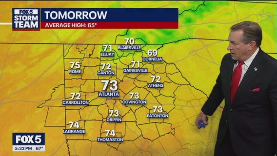 Thursday evening weather forecast