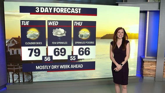 Seattle weather: Close to 80 degrees again Tuesday