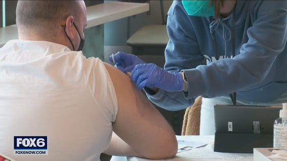 Vaccine clinic at Fiserv Forum