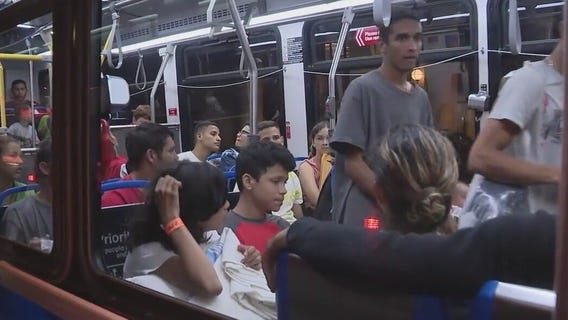 Migrants sent by Texas governor arrive in Chicago seeking 'better future'