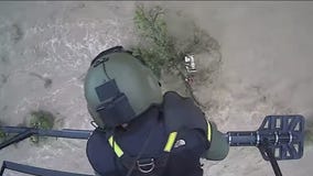Crews rescue 4 trapped in Wickenburg floodwaters