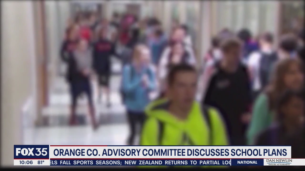 Advisory board discusses in-person school plans in Orange County