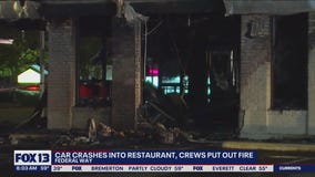 Car crashes into Federal Way Jack in the Box