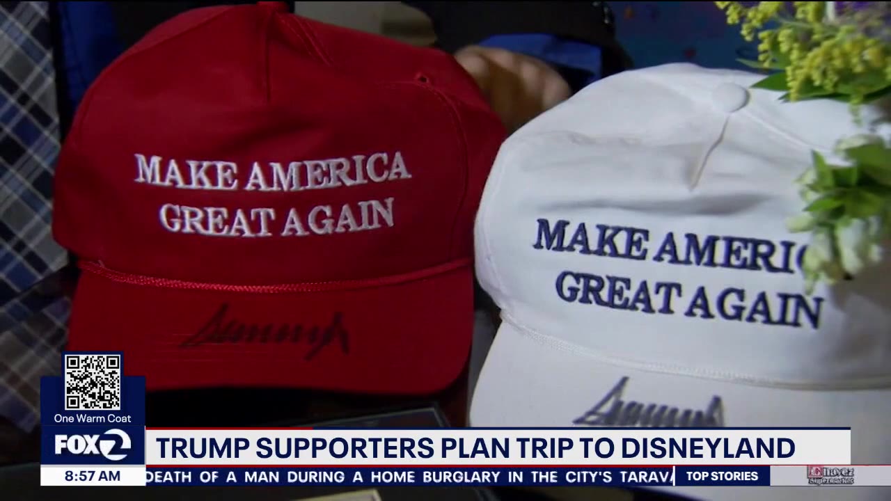 Trump supporters plan trip to Disneyland