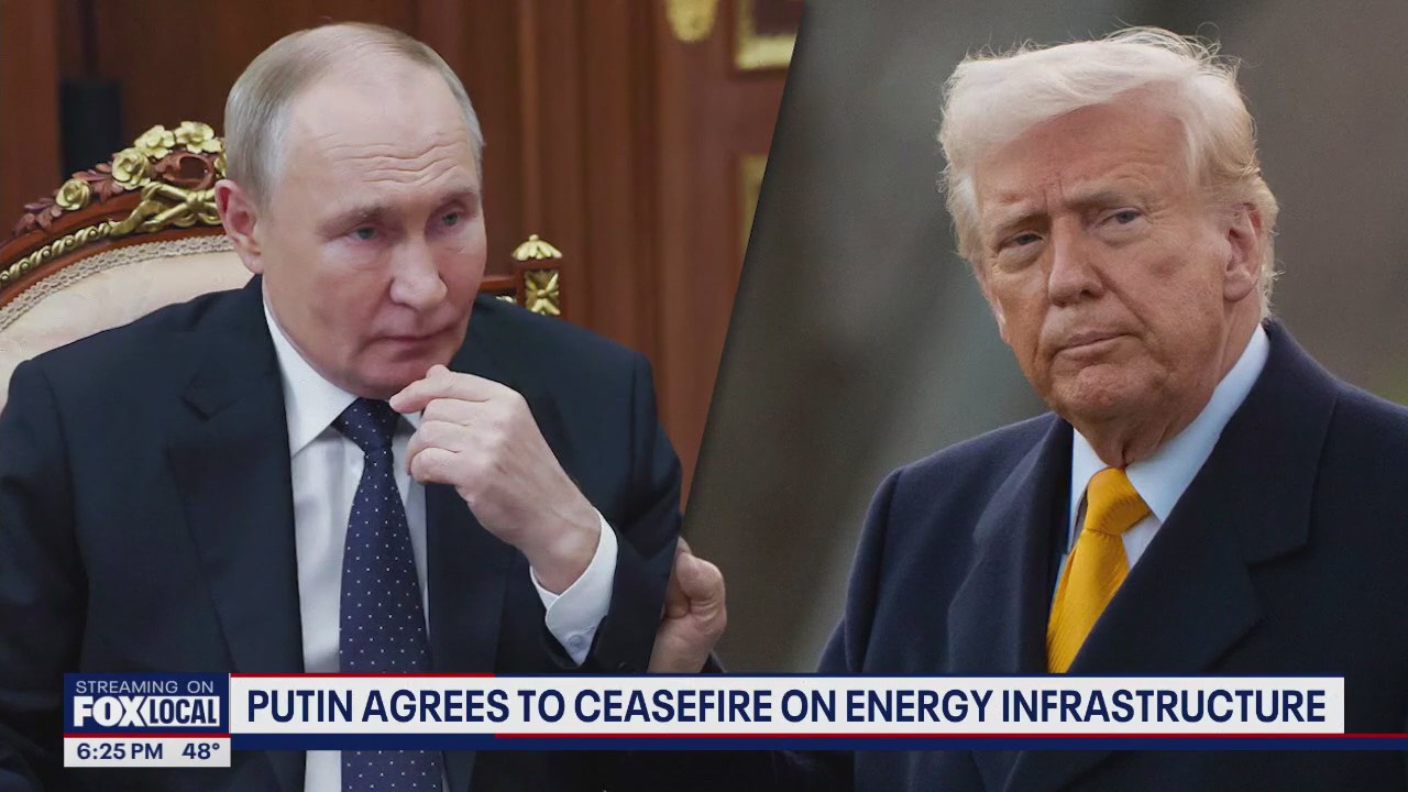 Putin agrees to ceasefire on energy infrastructure