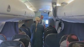 Pilot surprises grandmother on flight