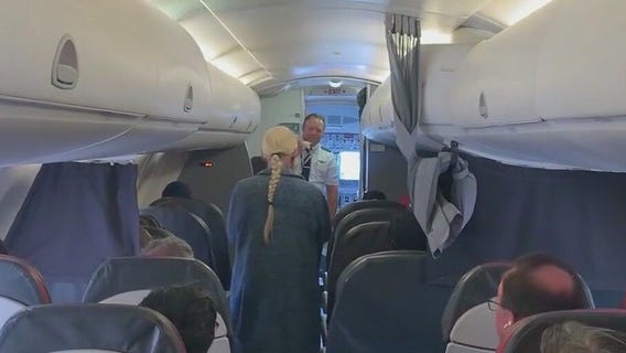Pilot surprises grandmother on flight