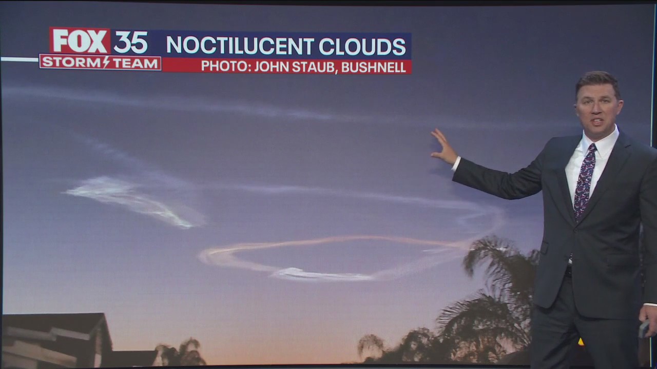 SpaceX launch creates cool clouds above Florida | FOX 35 Orlando