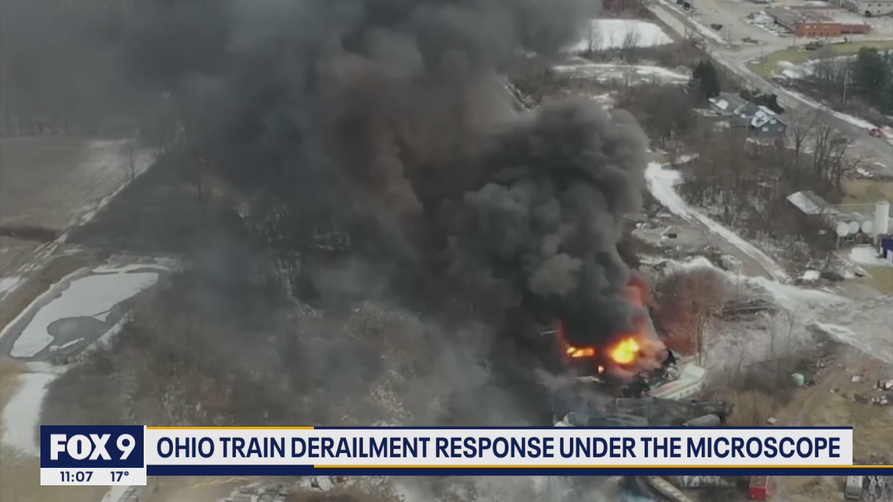 Ohio train derailment response under the microscope