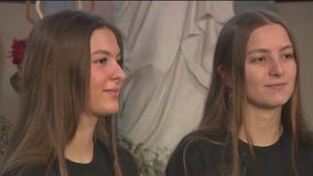 Chicago twins lead youth conversation with Pope Leo during national conference