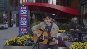 Chicago shooting survivor plays original song for Orange Friday