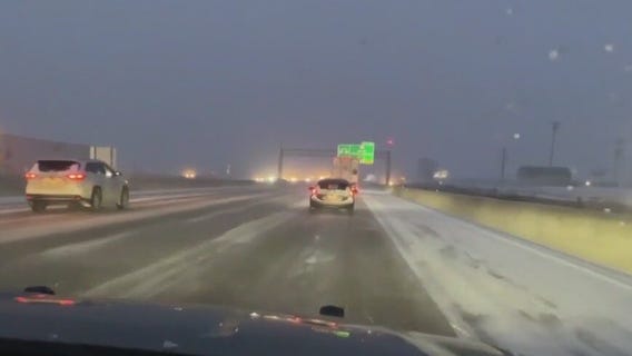 During snow, wind, Racine deputy says driving slowly is key