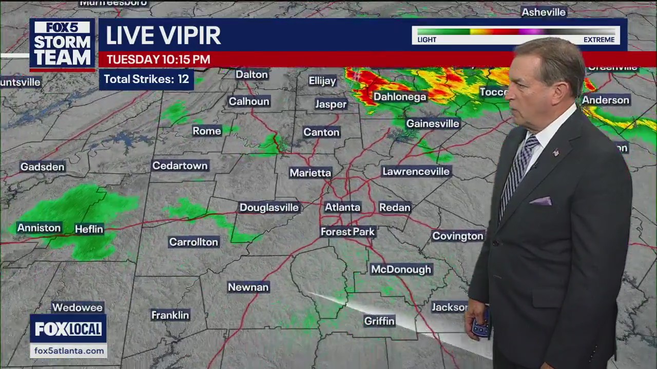 Tuesday night forecast | FOX 5 Atlanta