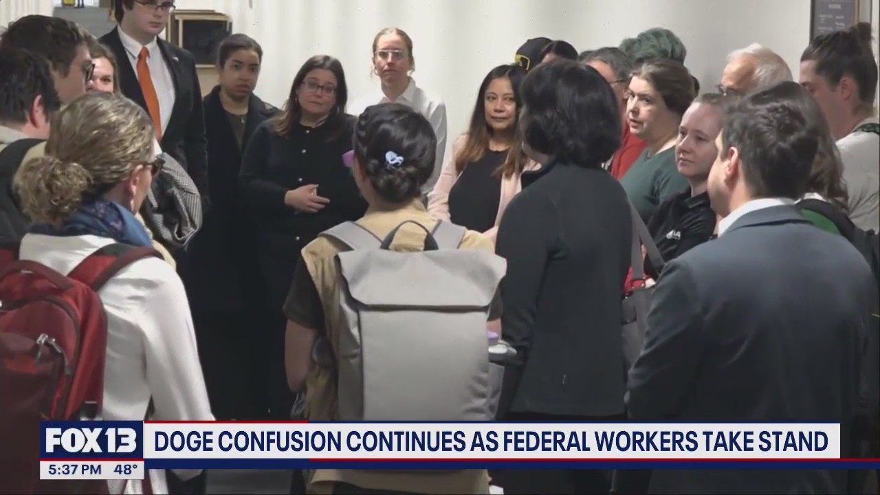 DOGE confusion continues as federal workers take stand | FOX 13 Seattle