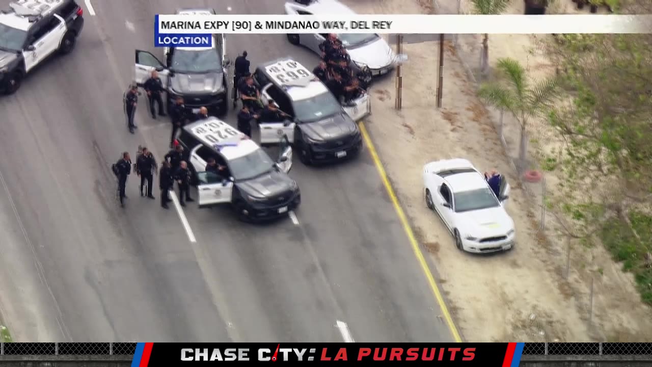 Police Chase in West LA and Marina Del Rey | 4/18/25