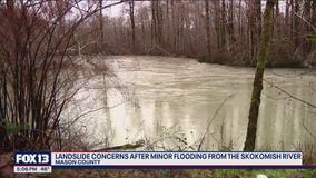 Minor flooding from Skokomish River causes landslide concerns