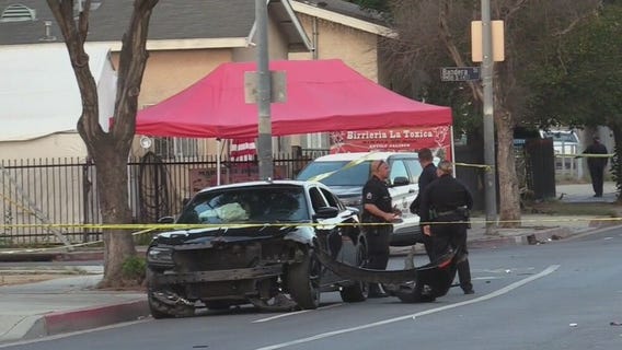 Child hit by stray bullet in Watts