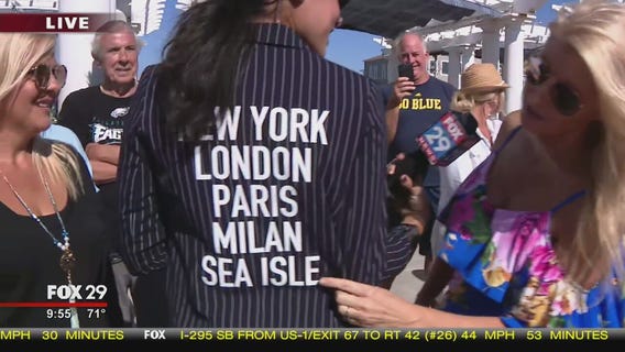 Bob and Shaina check out the latest fashion in Sea Isle City