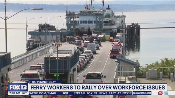 WA ferry workers to rally over workforce issues