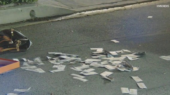 Fake cash scattered after Bel Air break-in