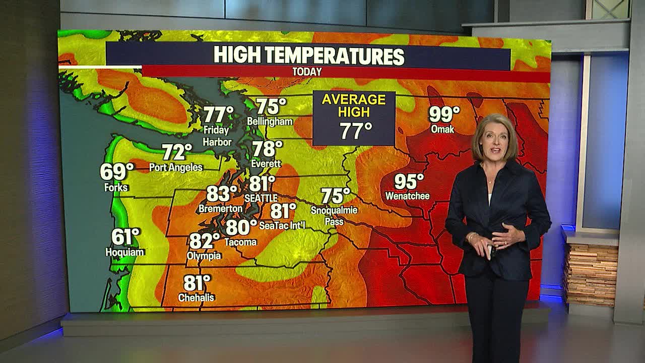 Seattle weather: Warm days continue across Pacific Northwest