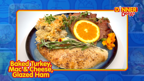 Traditional Thanksgiving Feast: Turkey, Glazed Ham & Truffle Mac and Cheese | Dinner DeeAs
