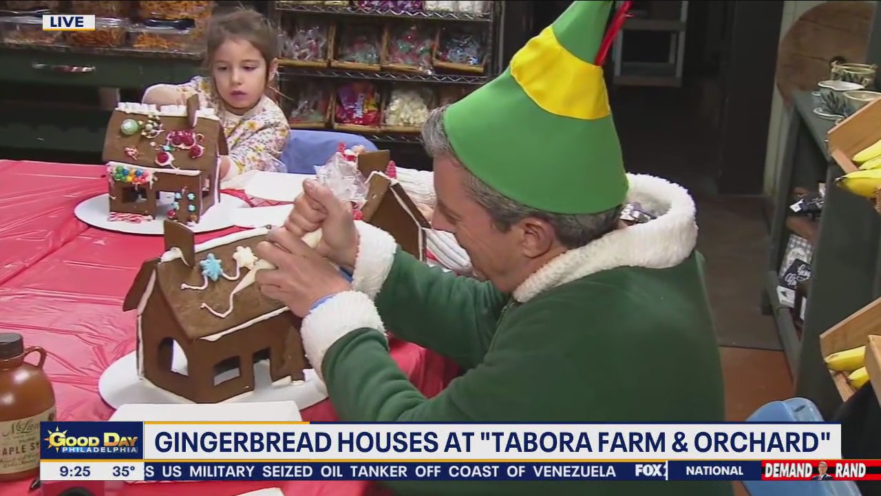 Kids Help Bob Make A Gingerbread House