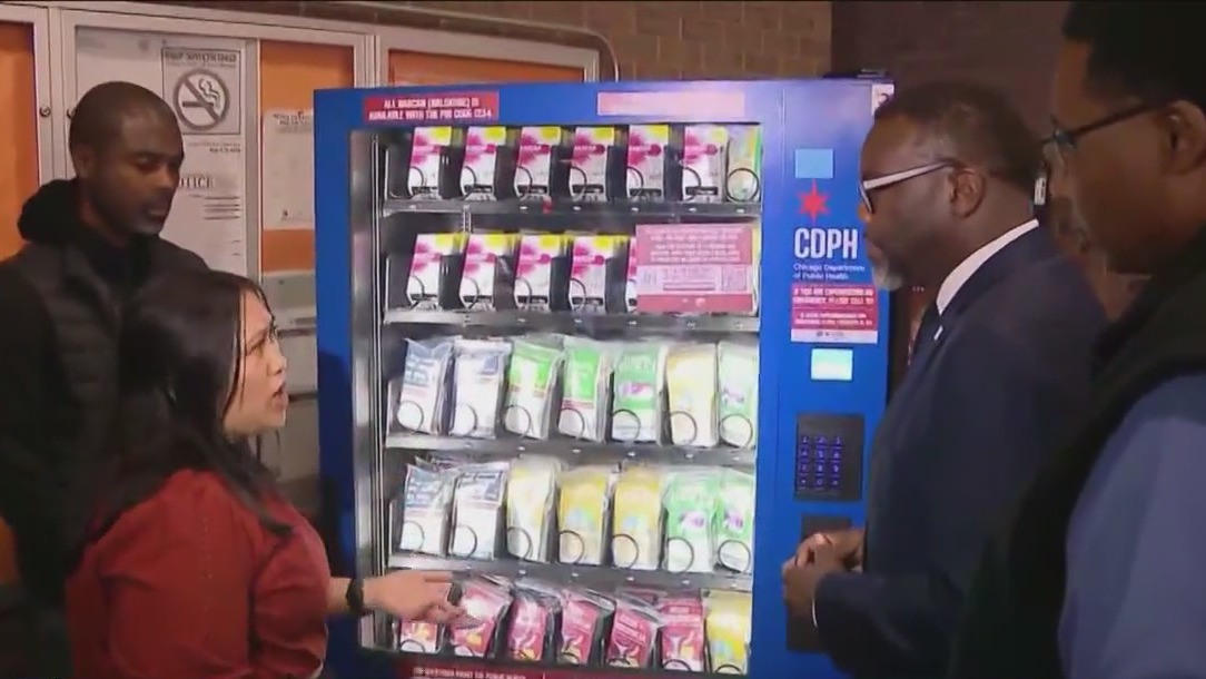 Chicago dispenses new public health vending machine program