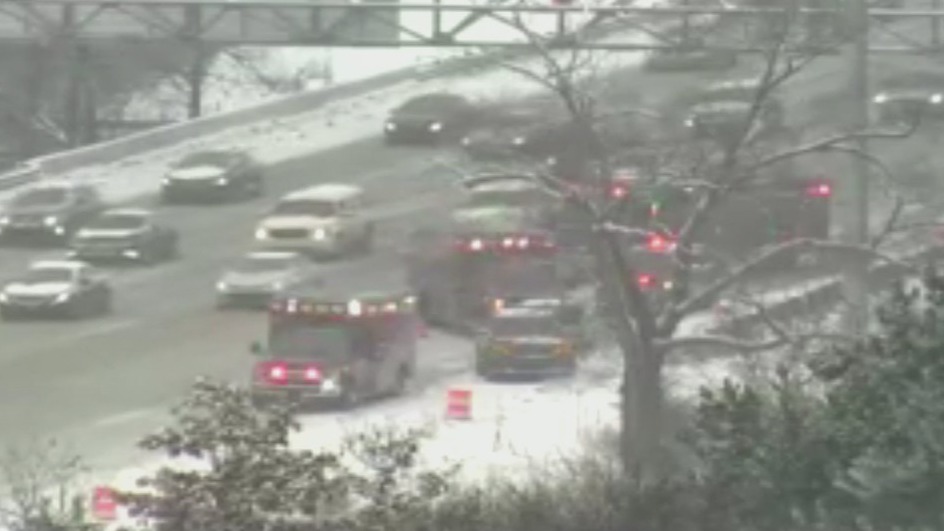 Take it slow driving around Detroit Thursday