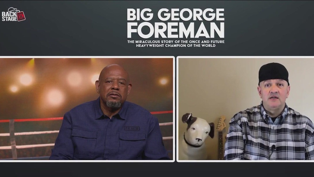 Backstage with Forest Whitaker of Big George Foreman