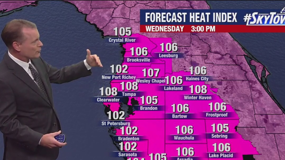 Tampa weather | Wednesday forecast