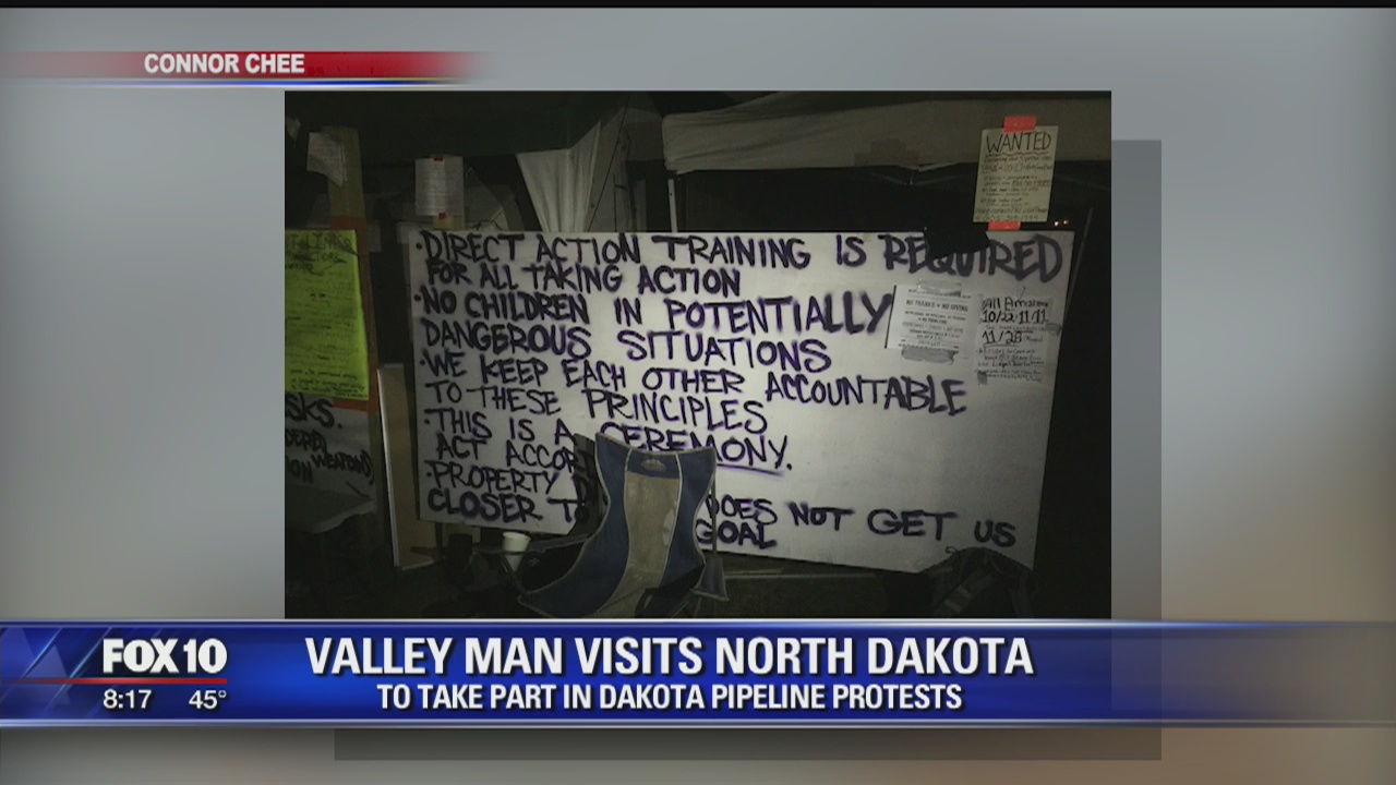 Valley man visits North Dakota Pipeline protests