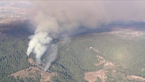 Santa Cruz County: Estrada Fire, sparked by prescribed burn, estimated to be 83 acres