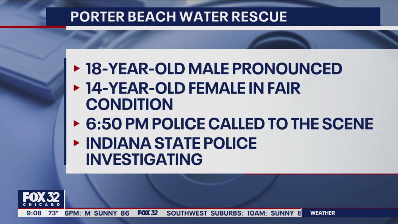 Man, 18, drowns in Lake Michigan in NW Indiana