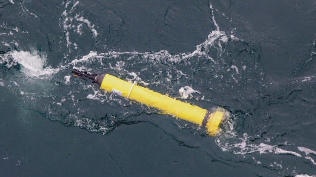 Robot collects data under Antarctic ice