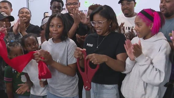 Motor City Match recipients at ribbon-cutting ceremony Monday