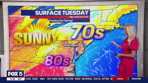 FOX 5 Weather forecast for Tuesday, June 11
