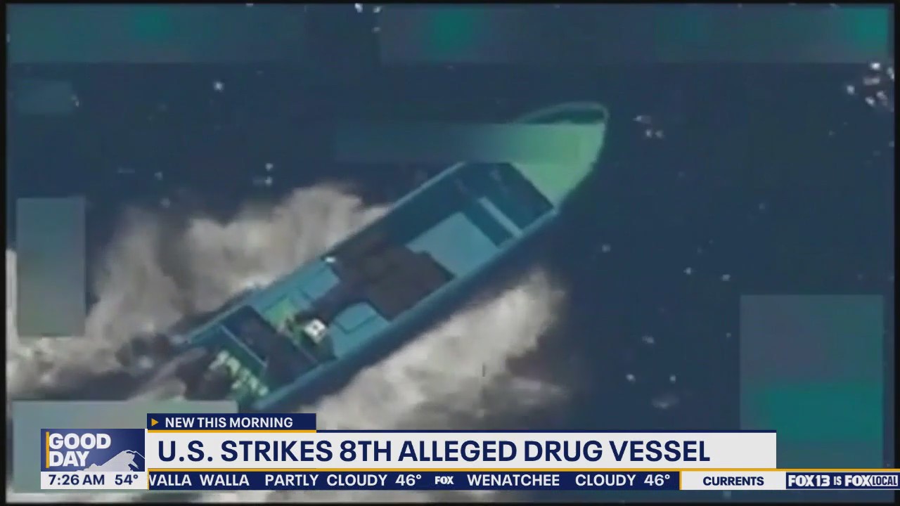 US strikes 8th alleged drug boat