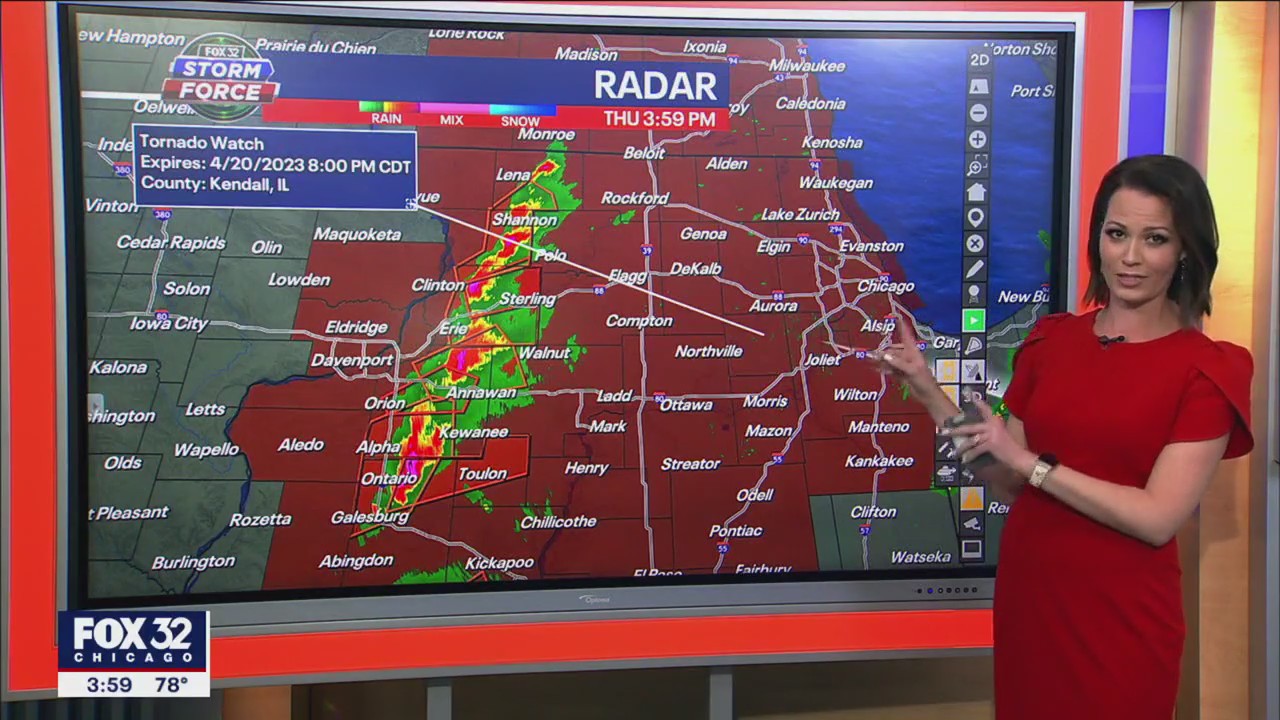 Breakdown of possible severe weather across Chicago area